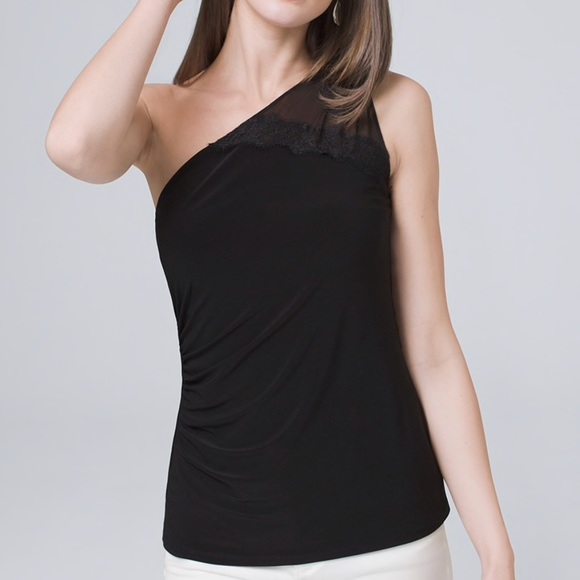 Tops - BRAND NEW UNIQUE 1-SHOULDER DESIGN TOP EXCELLENT WHBM QUALITY & COMFORTABLE!
